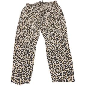 J. Crew Factory Leopard Print Ankle size 4